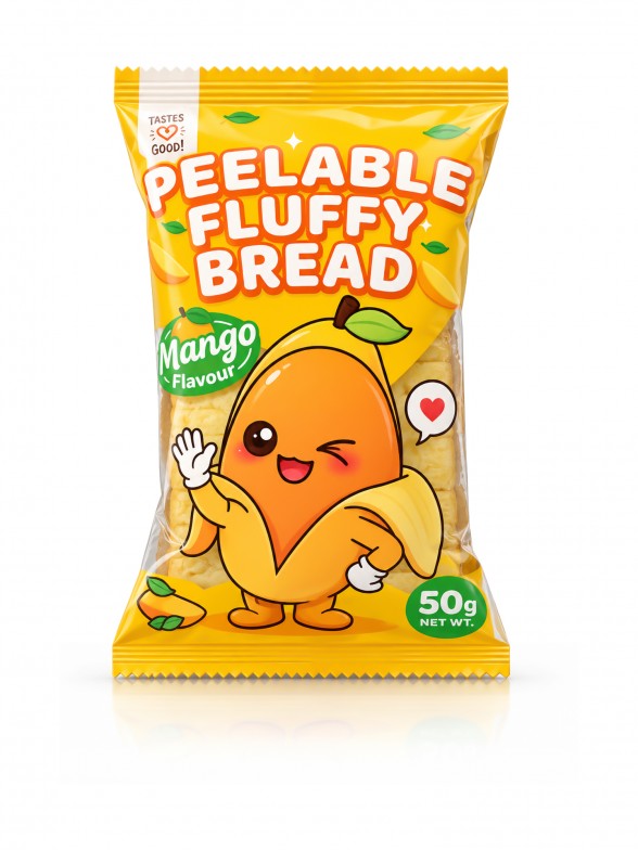 Pan de Mango Pelable | Tokimeki Fluffy Bread | 50 g