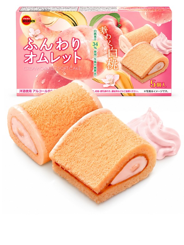 Pastelitos Esponjosos Melocotón Blanco | 110 g