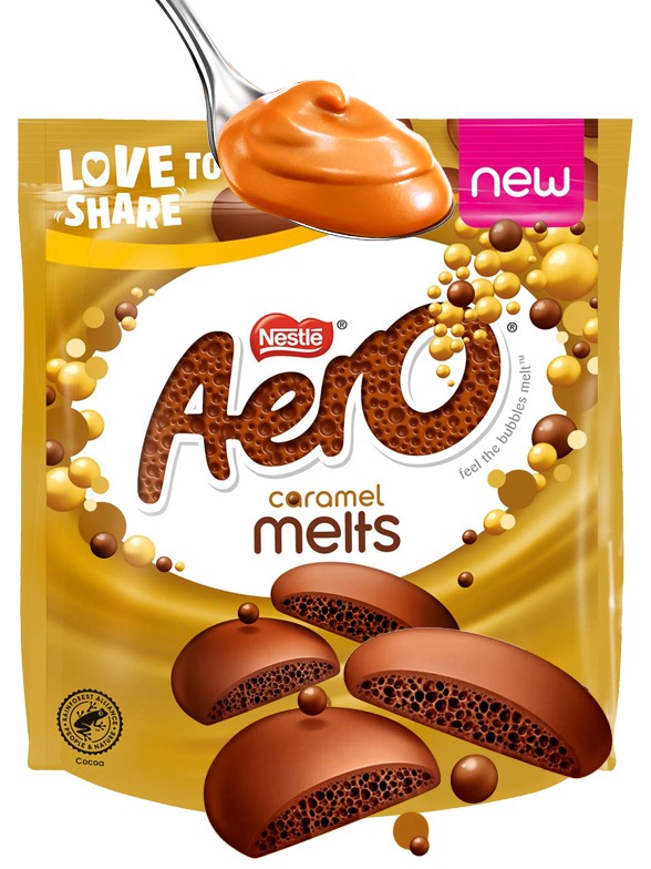 Pops Slice de Chocolate Aero con Caramelo | 86 grs.