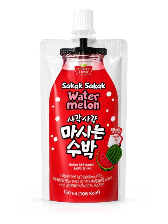 Bebida de Sandía con Nata de Coco Pouch | Sakak Sakak 150 ml