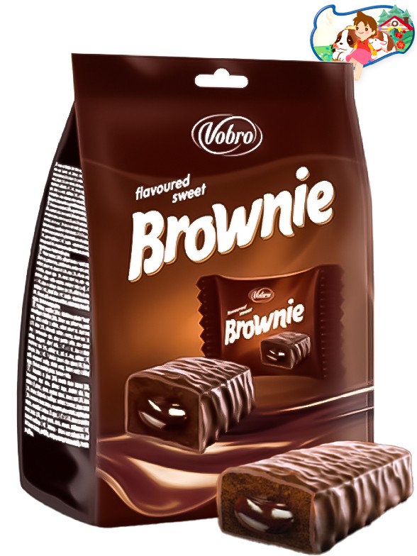 Mini Brownies Doble Chocolate 200 grs.