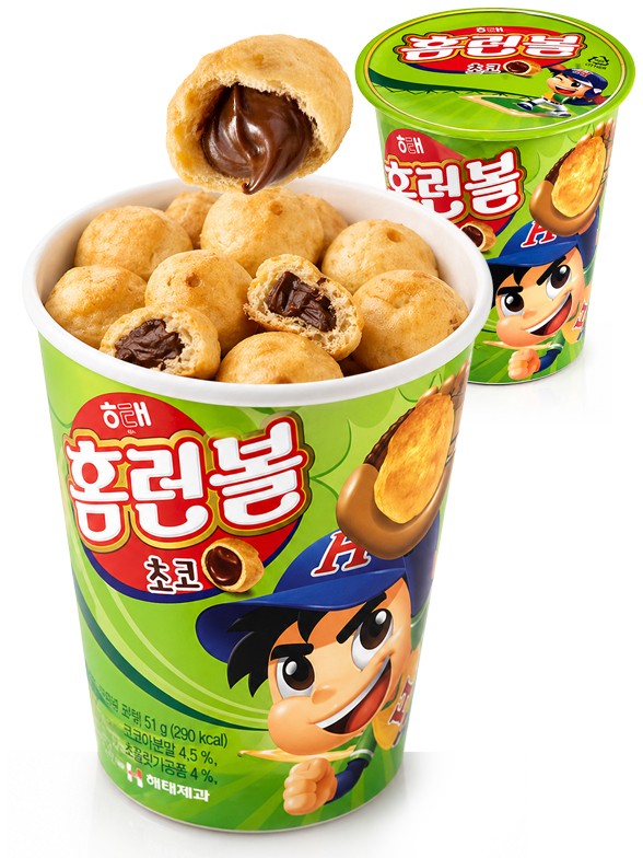 Petisús Coreanos Haitai Home Run Ball Chocolate | 46 g