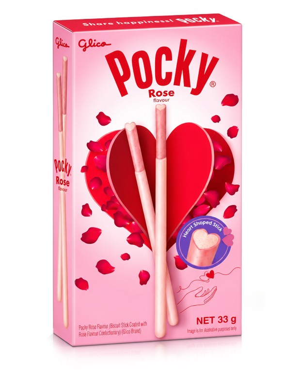 Pocky de Rosas | Edición Limitada 33 g