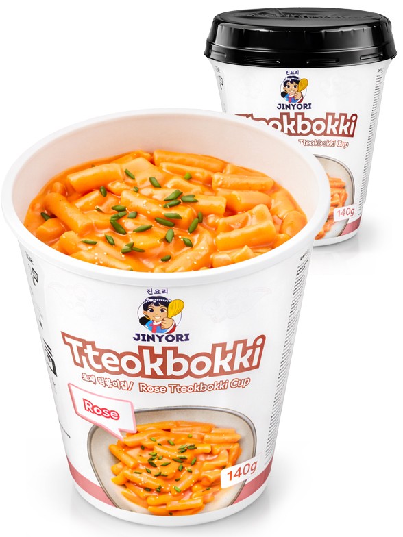 Mochis Coreanos Tteokbokki (Topokki) Carbonara Rosé 140g.