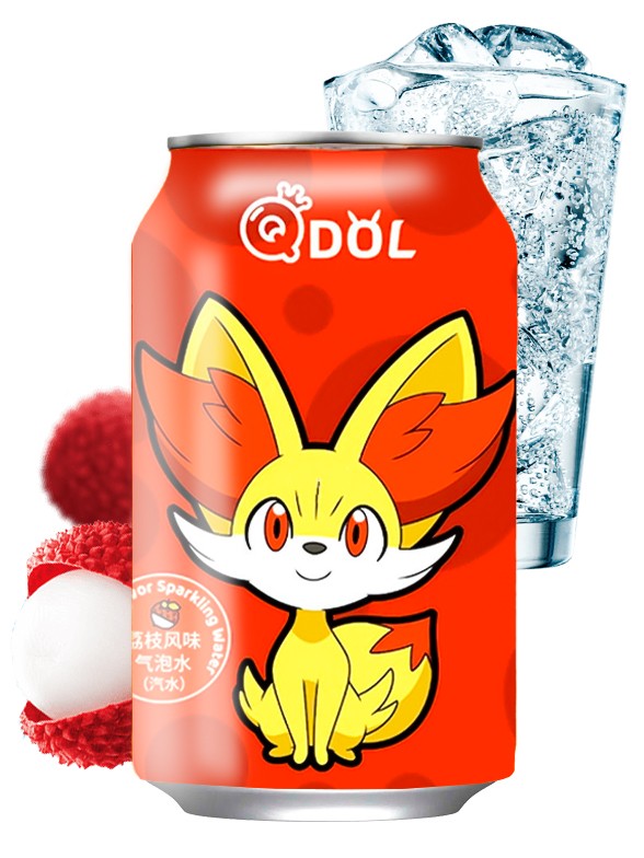 Agua Soda Sabor Momo, Edición Pokemon Eevee 490 ml.