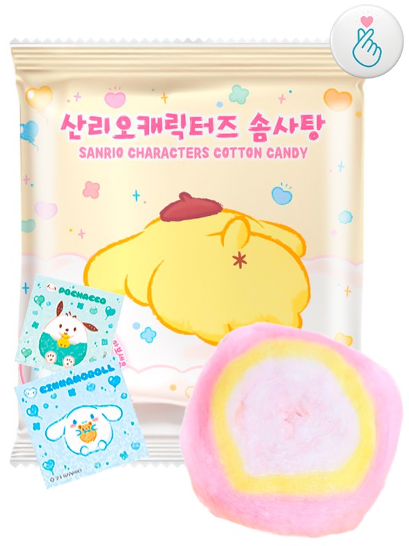 Algodón de Azúcar | Incluye Pegatina | Sanrio & Friends 9g.