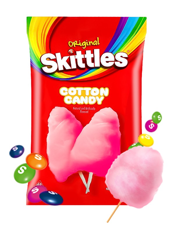 Algodón de Azúcar, Skittles Cotton Candy 88 grs.