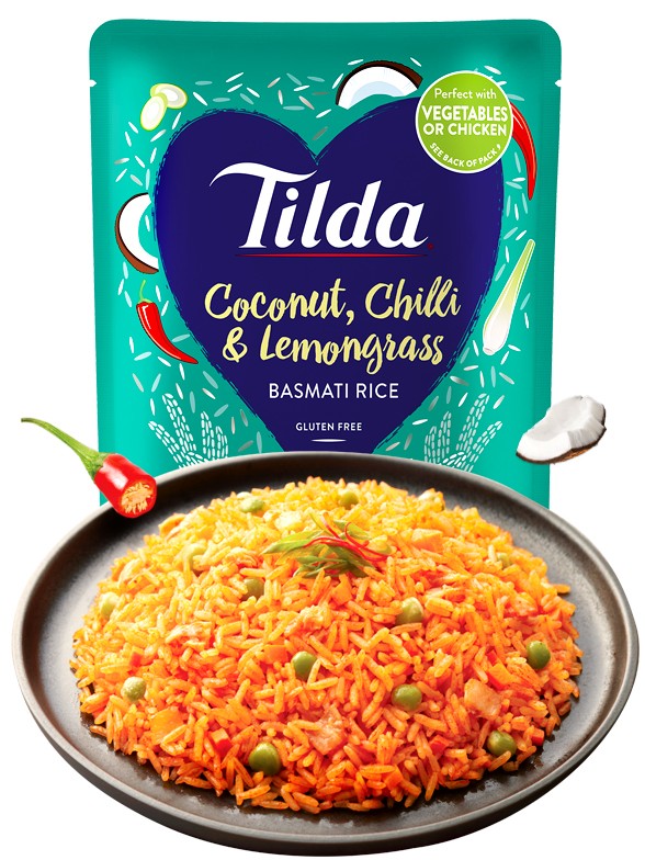 Arroz Basmati Preparado con Coco, Chili y Citronela 250g.