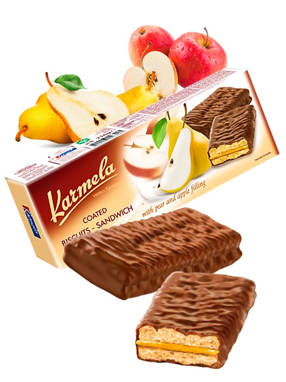 Galletas Crema de Manzana y Pera con Chocolate | Tradición Tarnovo 216 grs. OFERTA!!