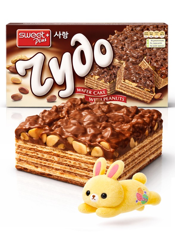 Cakes Wafer de Chocolate y Cacahuetes | Zydo | Dulce Pascua 250g