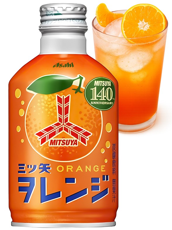 Refresco Mitsuya de Naranja 300 ml.