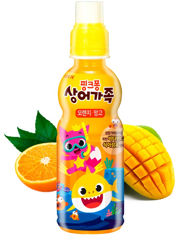 Bebida de Naranja y Mango | Baby Shark 235 ml | OFERTA!!