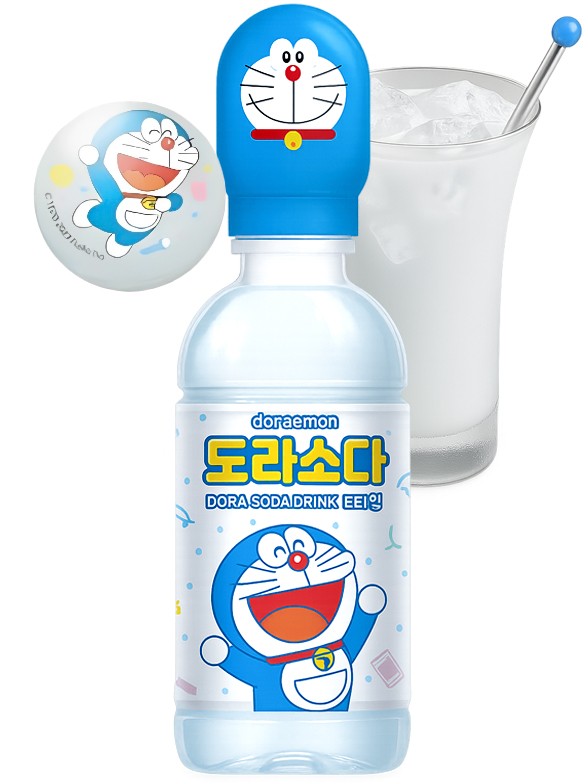 Refresco Coreano de Helado con Sorpresa | Colabo. Doraemon 220 ml.