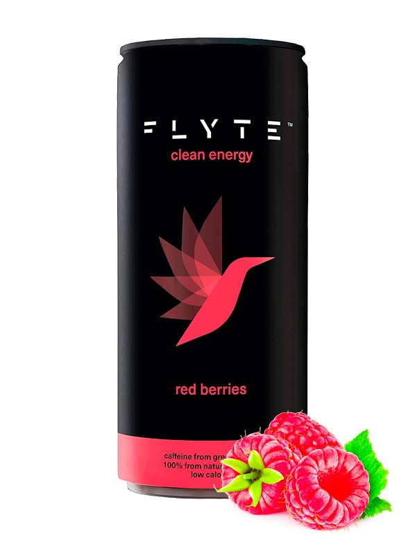 Bebida Energética "Limpia" FLYTE Red Berries | 250 ml.