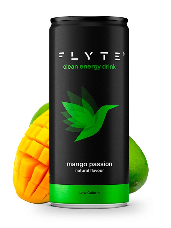 Bebida Energética "Limpia" FLYTE Mango Verde | 250 ml.