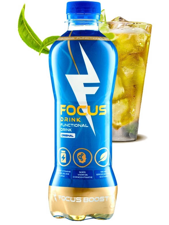Bebida Funcional FOCUS | Te Verde | Ginseng | Vitaminas 330 ml. | OFERTA!!