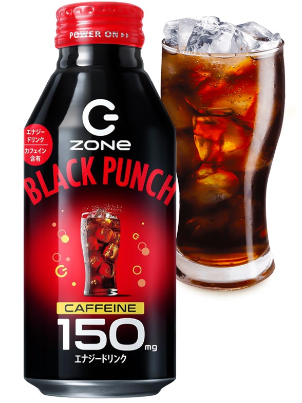 Bebida Energética Japonesa G-ZONe Energy Black Punch 400 ml.