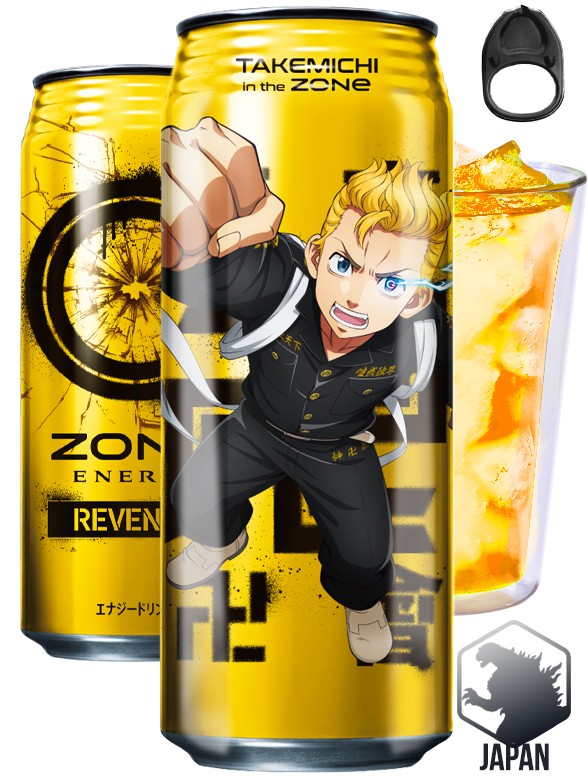 Bebida energética Japonesa ZONe Energy Revenge | Tokyo Revengers | Takemichi