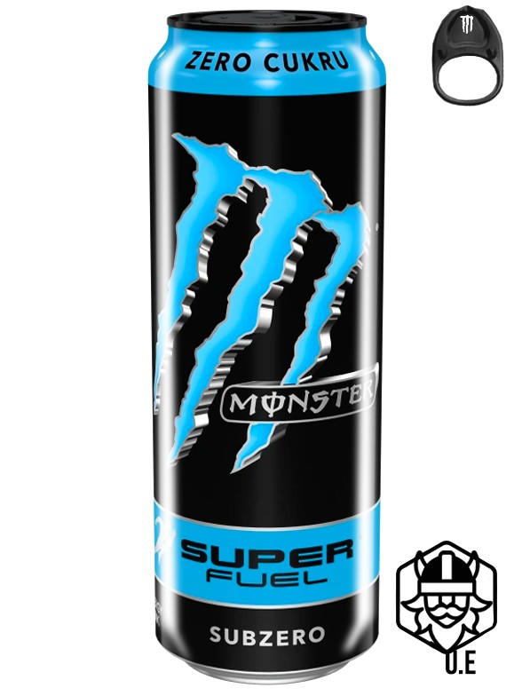 Monster Super Fuel Subzero | Anilla Negra 568 ml.