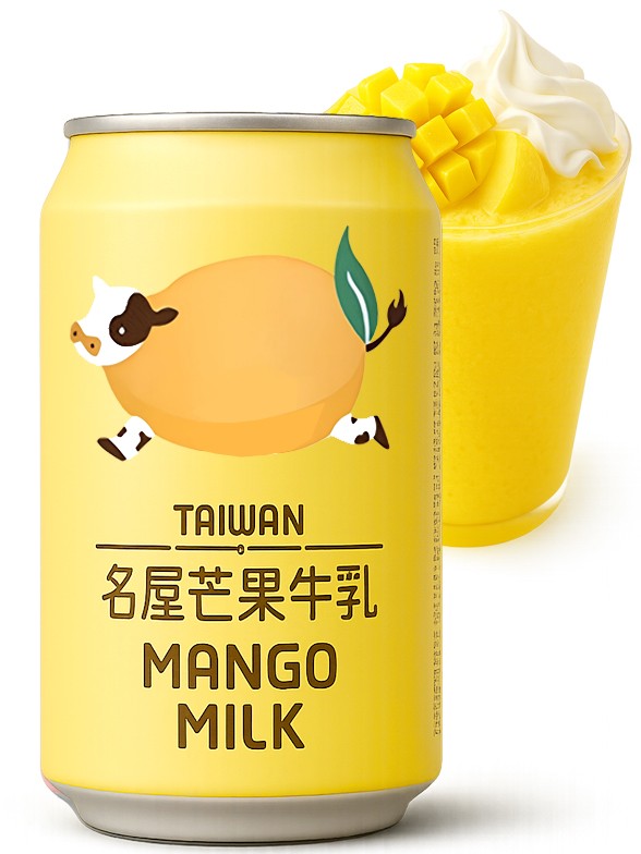 Bebida Mango & Milk | Famous House 340 ml.