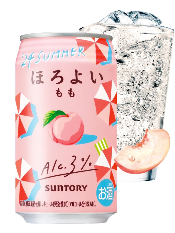 Cóctel Japonés Horoyoi de Melocotón 350 ml.