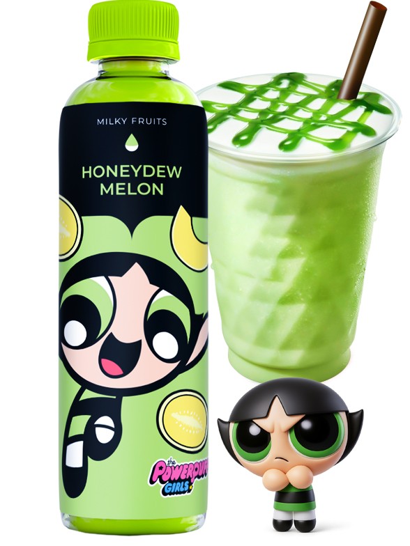 Bebida Batido de Melón & Leche | Super Nenas | Cactus 350 ml.