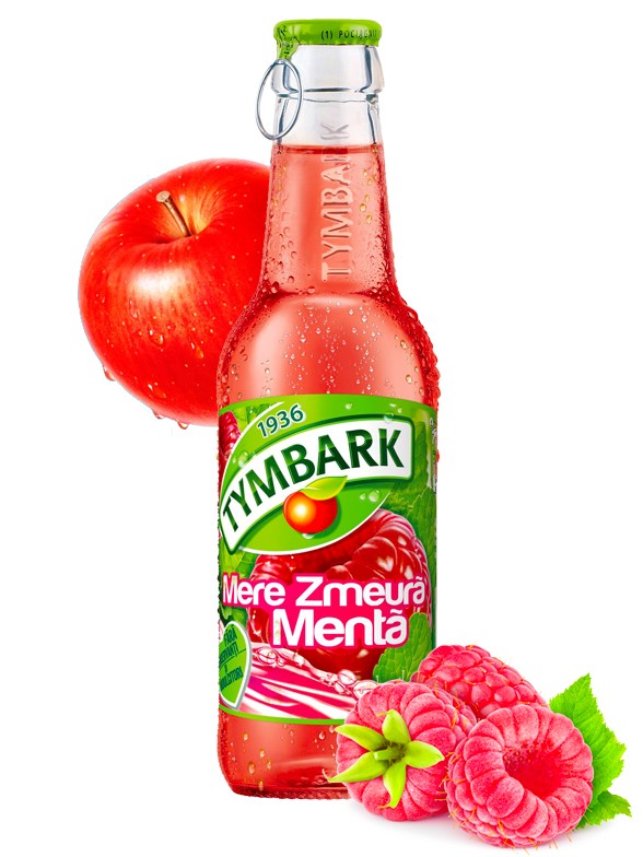 Bebida de Manzana y Frambuesa 250 ml.