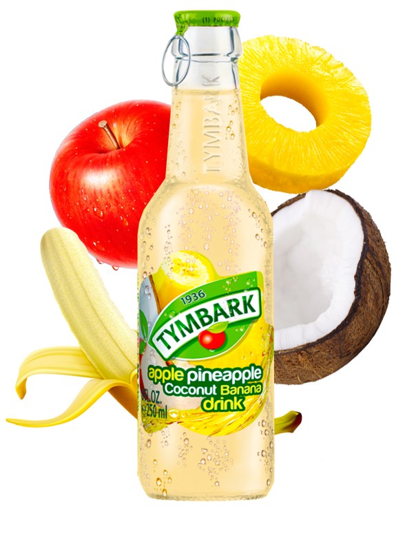 Bebida de Manzana, Piña, Coco y Plátano 250 ml
