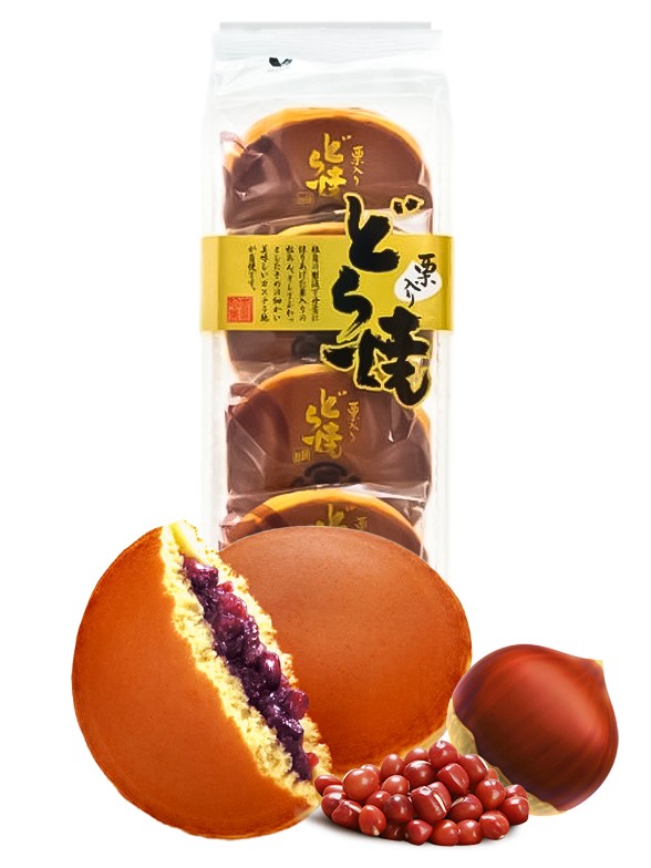 Big Dorayakis de Crema de Azuki  y Castañas | Pack 5