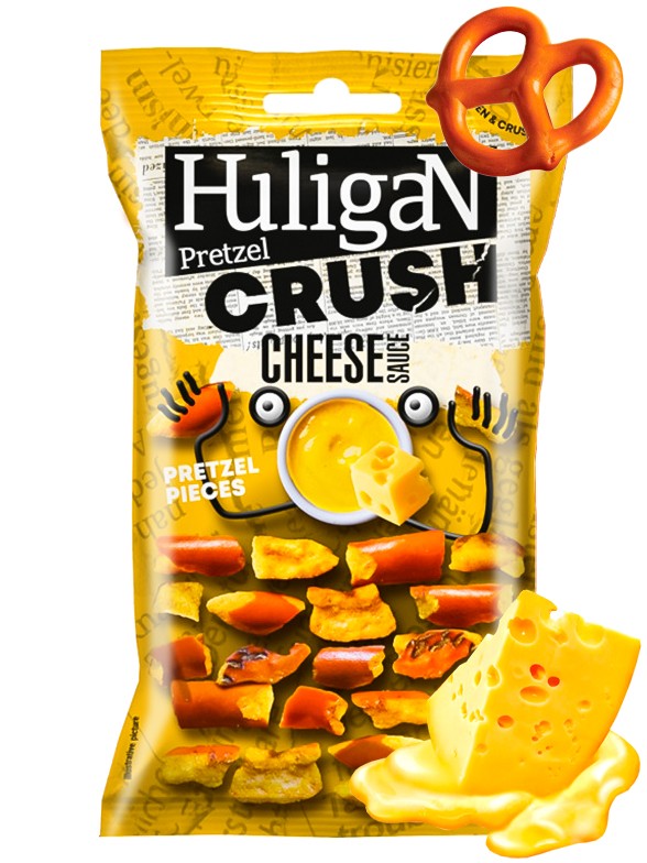 Bocaditos Pretzel Sabor Salsa de Queso 65g.