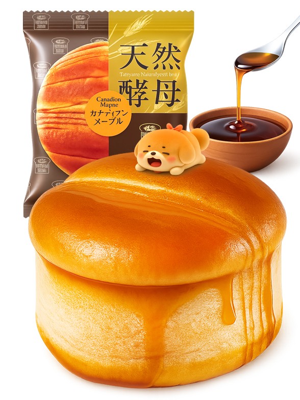 Brioche Tokyo Pan Premium con Sirope de Arce Canadiense | 95g.