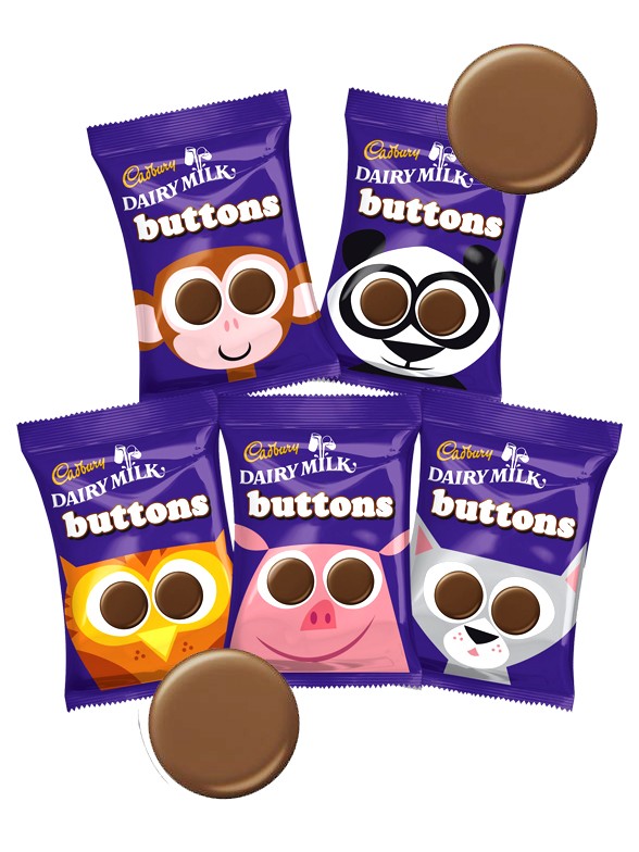 Botones de chocolate Cadbury | 5 Diseños Aleatorios Zoo | Unidad | Tokyo Ginza Essentials | OFERTA!!