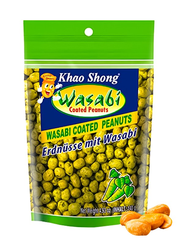Cacahuetes Tempurizados con Wasabi 140g.