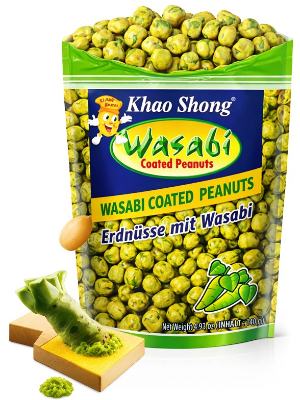 Cacahuetes Tempurizados con Wasabi 140g.