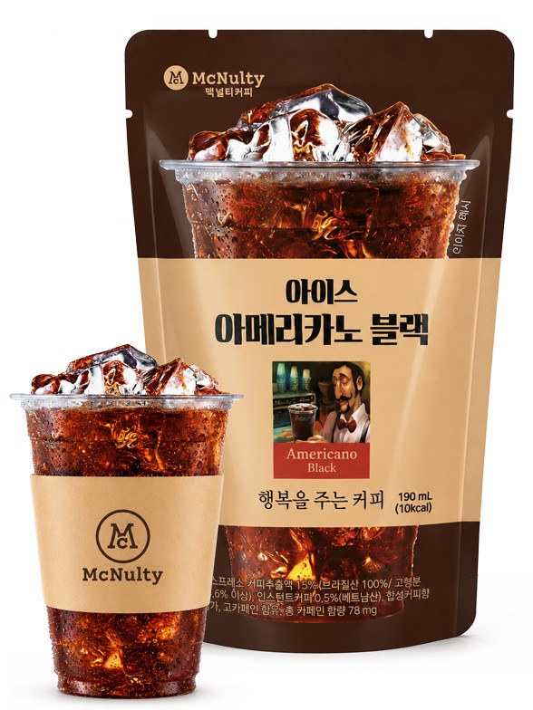Café Coreano Estilo Americano Black | McNulty Pouch 190 ml