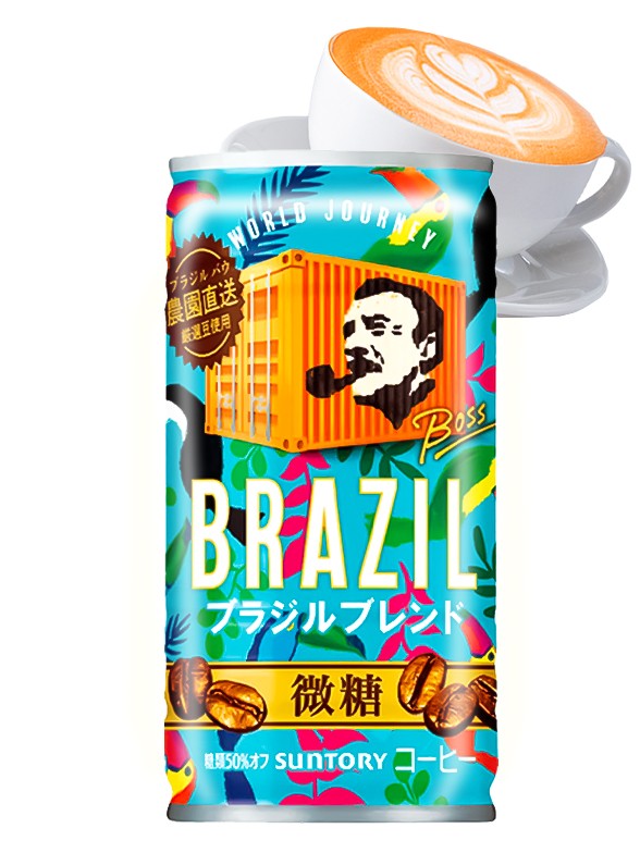 Café Latte Boss Brazil | Suntory 185 grs.