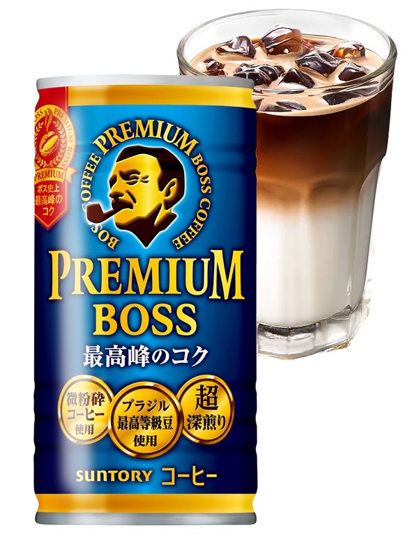 Café con Leche Premium Boss | Suntory | 185 g.