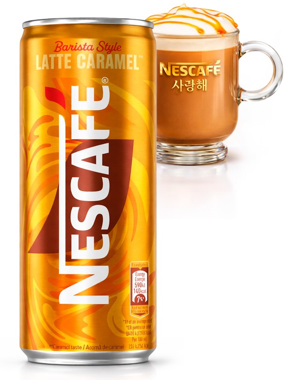 Café Latte Caramel Barista Style | Nescafé 250 ml.