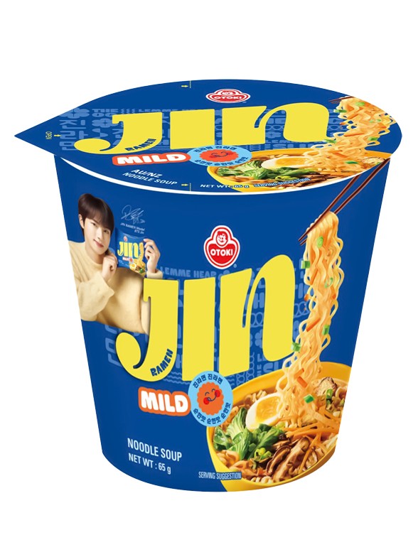 Fideos Ramen Coreanos Jin Ramyun Blue | BTS Jin | Cup | Medio Picante 65g.