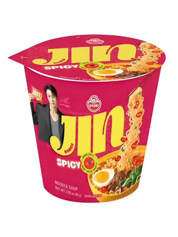 Fideos Ramen Coreanos Jin Ramyun Red | BTS Jin | Cup | Picante 65g.