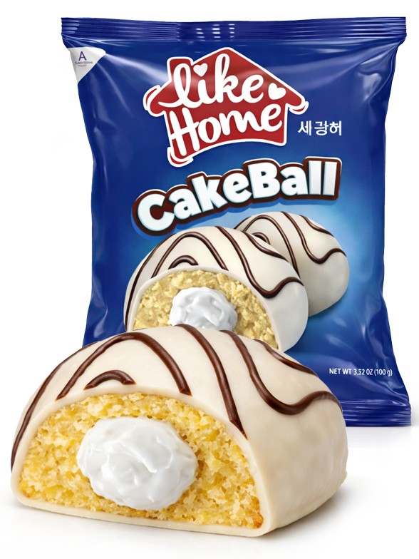Pastelito Cake Ball con Crema de Vainilla | Like Home 50g.
