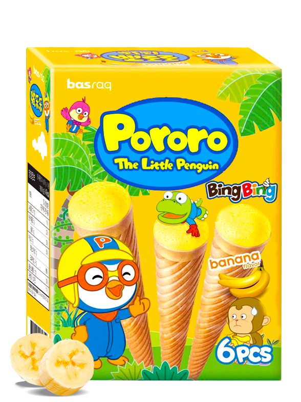 Snacks Ice Cream Plátano | Pororo 54 grs.