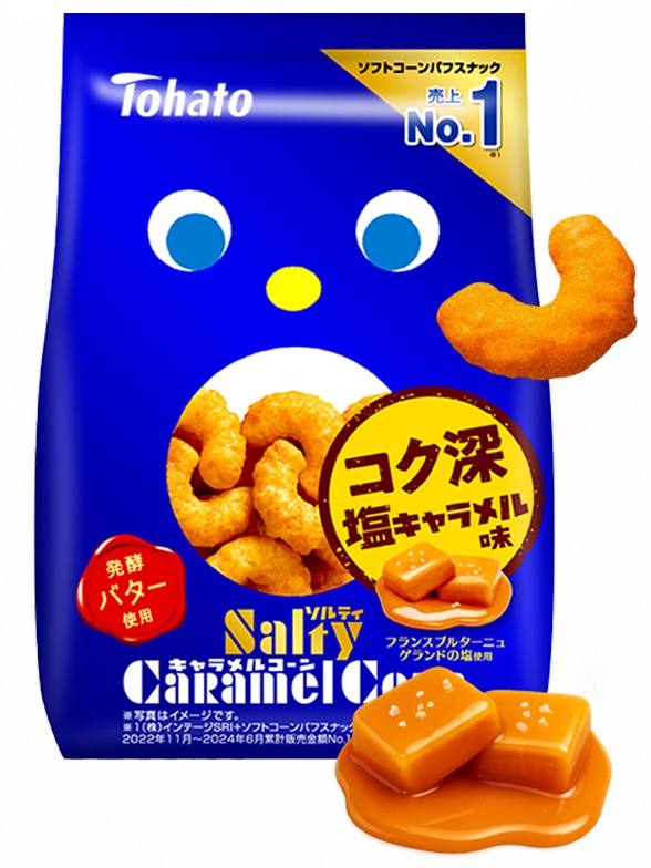 Snack Lovely Tohato Salty Caramel 67g.