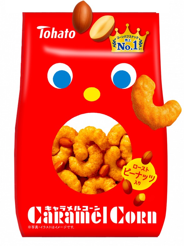 Snack Lovely Tohato Caramelo con Cacahuetes 70g.