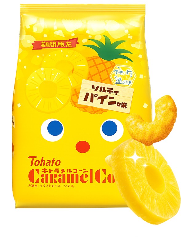 Snack Lovely Tohato de Salty Guérande Piña 62g.