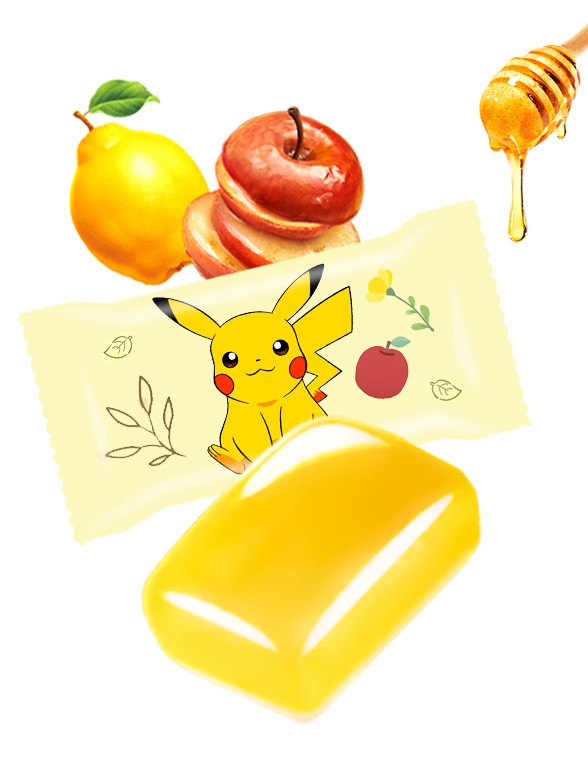 Caramelo de Membrillo Manzana y Hierbas | Pokémon | Diseños Aleatorios | Unidad