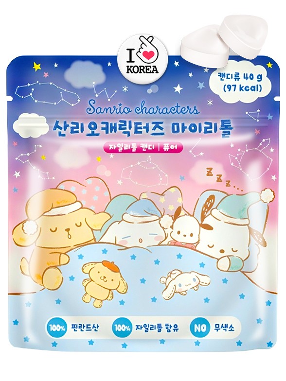 Caramelos Coreanos de Xilitol Puro | Hello Kitty Friends Sanrio 40 grs.