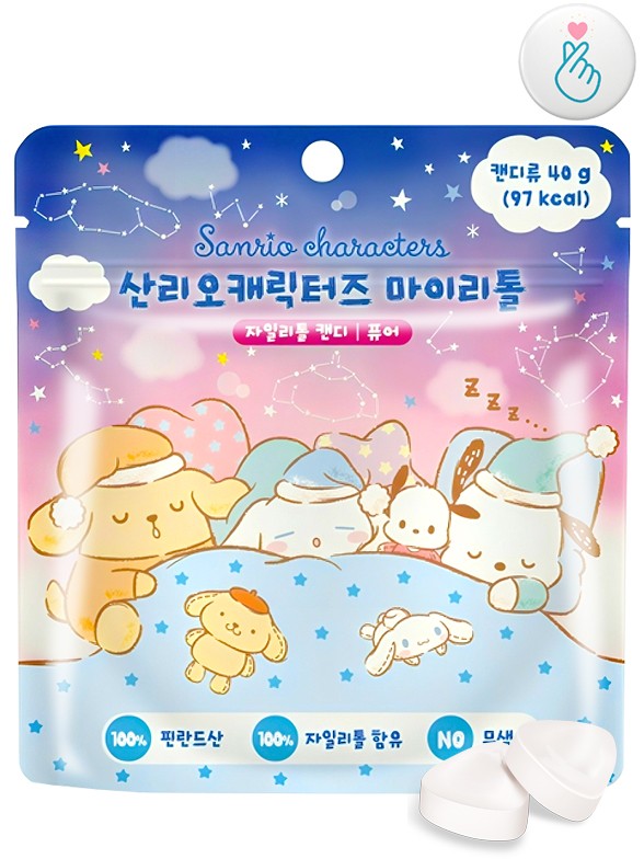 Caramelos Coreanos de Xilitol Puro | Hello Kitty Friends Sanrio 40g.