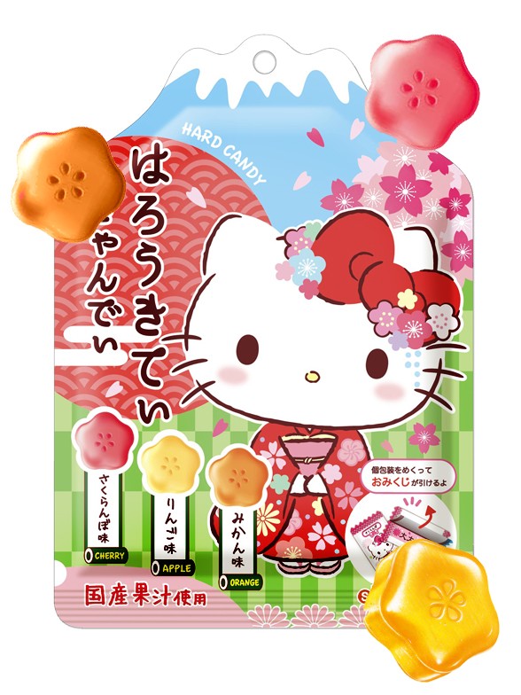 Caramelos Hello Kitty Sakura | 3 Sabores 61 grs.