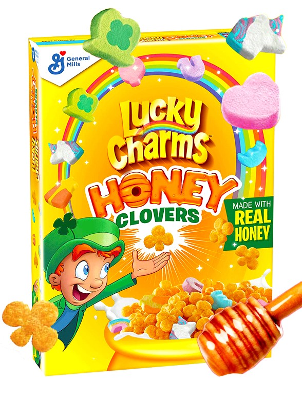 Cereales Lucky Charms Honey Clovers 309 grs.